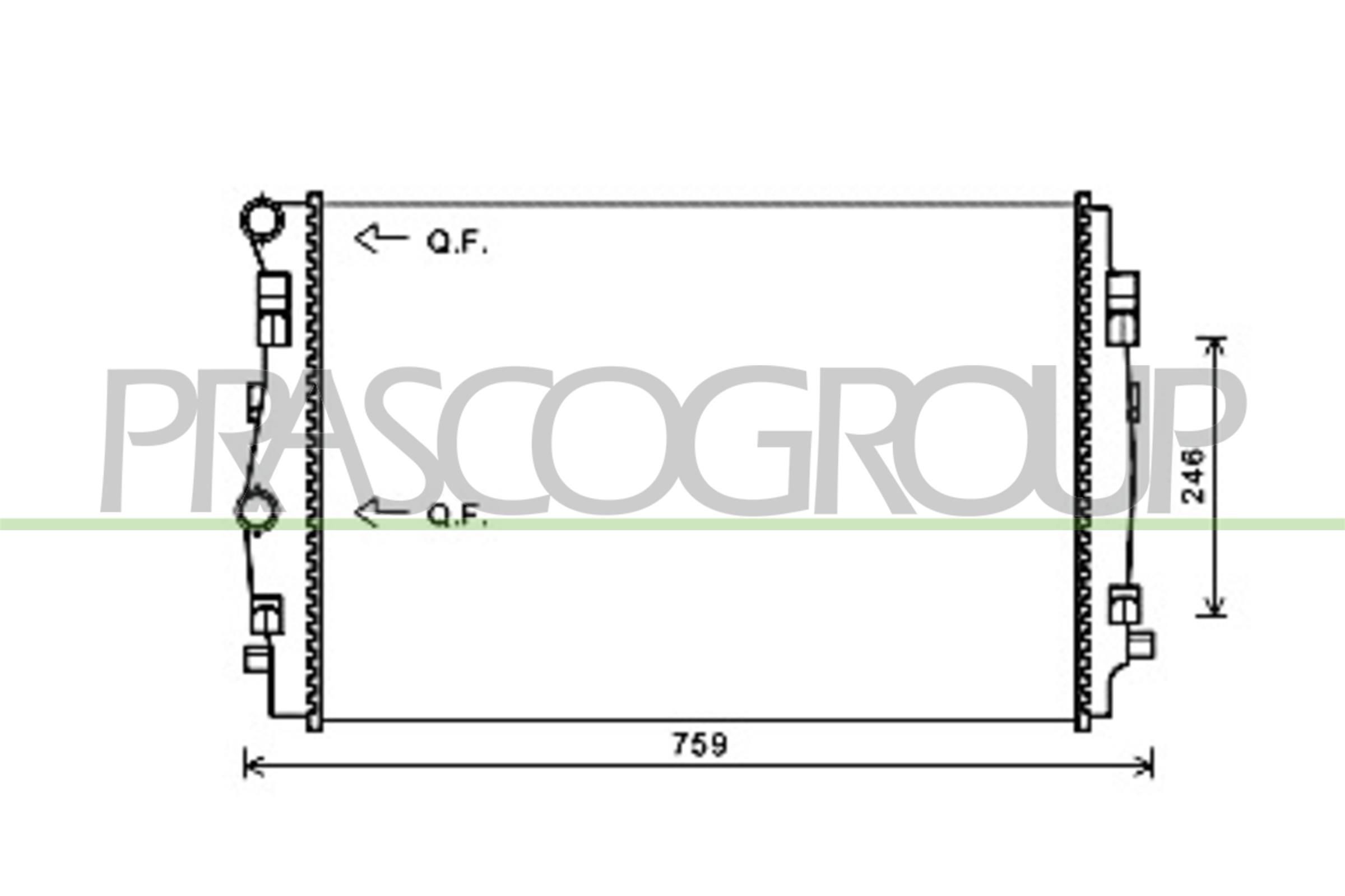 PRASCO AD324F004: Ventilador de motor AQ