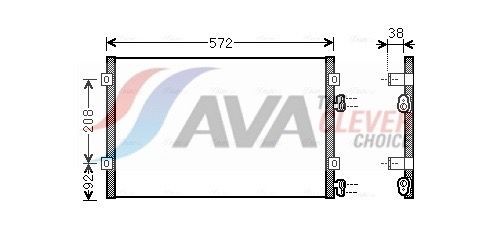 AVA COOLING SYSTEMS BW2333: Chladič, chlazení motoru