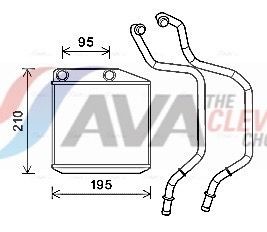 AVA COOLING SYSTEMS FT6313: Топлообменник, отопление на вътрешното пространство с тръбопровод