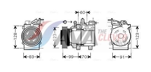 AVA COOLING SYSTEMS HYK138: Ilmastoinnin kompressori