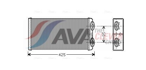 AVA COOLING SYSTEMS MNA6029: Топлообменник, отопление на вътрешното пространство