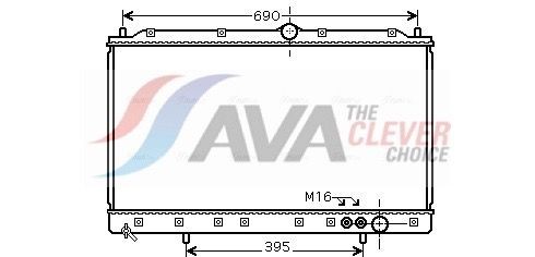 AVA COOLING SYSTEMS MT2084: Køler, motorkøling ** CLEVER FIT ** uden ekspansionsbeholder
