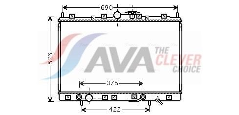 AVA COOLING SYSTEMS MT2171: Køler, motorkøling med oliekøler