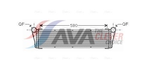 AVA COOLING SYSTEMS PR2053: Chladič, chlazení motoru s těsněním, bez víčka, bez vyrovnávací nádrže
