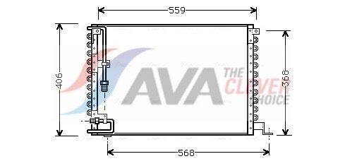 AVA COOLING SYSTEMS VO5073: Кондензатор, климатизация без изсушител