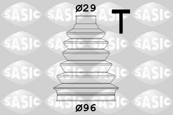 SASIC 4003466: Комплект маншон, полуоска от страната на колелото, термопласт