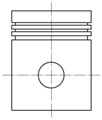 MAHLE ORIGINAL 014 21 02: Piston