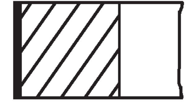 MAHLE ORIGINAL 021 79 V0: Jeu de segments de pistons