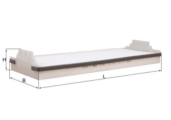 MAHLE ORIGINAL LA 154: Filtro abitacolo Filtro particellare
