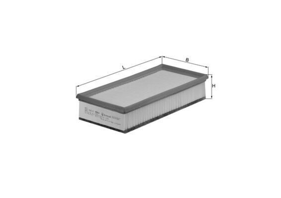 MAHLE ORIGINAL LX 1295: Gaisa filtrs Putekļainiem apstākļiem