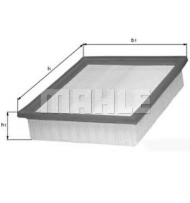 MAHLE ORIGINAL LX 933: Gaisa filtrs