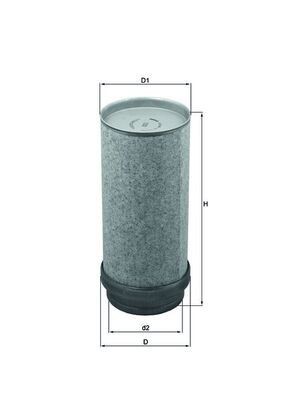 MAHLE ORIGINAL OC 601: Eļļas filtrs
