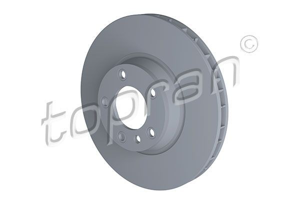 TOPRAN 111 289: Bromsskiva framaxel höger, Ø: 350mm, ventilerad, Ø: 350mm, belagd