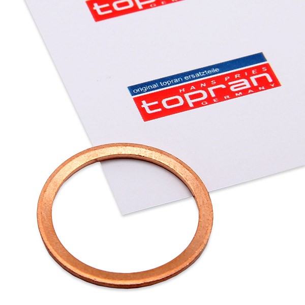 TOPRAN 207 582: Inel etansare, surub drena ulei Cupru, Diametru interior: 22mm
