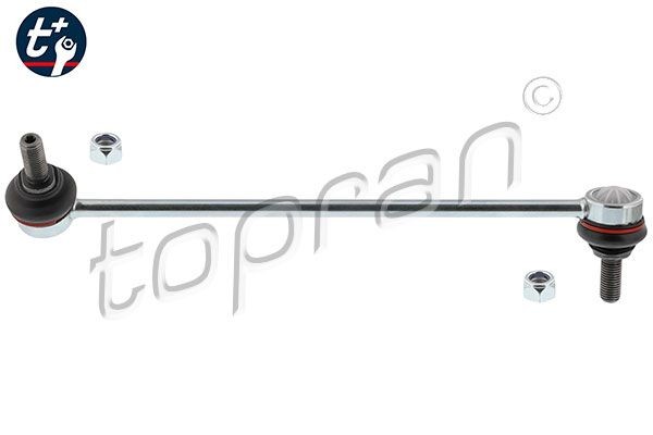 TOPRAN 401 722: Brat / bieleta suspensie, stabilizator Axa fata dreapta, cu piulita