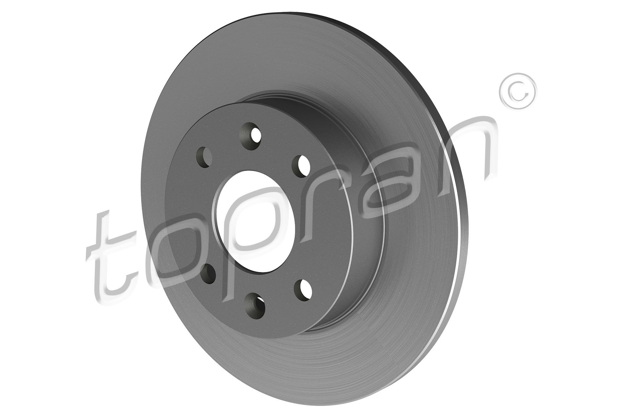 TOPRAN 700 175: Disco de freno Eje delantero, Ø: 238mm, macizo, Ø: 238mm