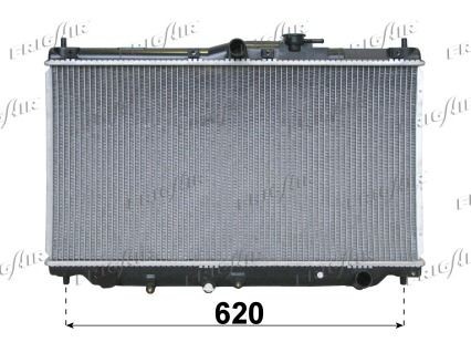 FRIGAIR 0101.2037: Radiaator, mootorijahutus 350 x 660 x 26 mm, Plastik, Alumiinium