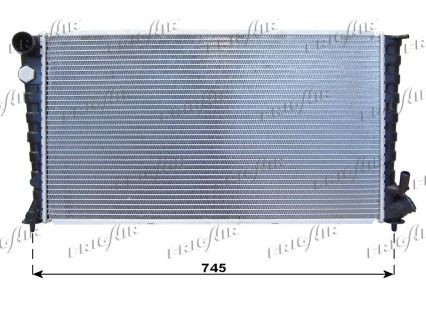 FRIGAIR 0103.3044: Radiador, refrigeración del motor 670 x 366 x 36 mm, Aluminio, Plástico