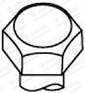 GOETZE 22-15002B: Zestaw żrub głowicy cylindrów 168[mm], M11