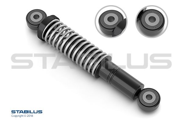 STABILUS 763462: Демпер (успокоител-трепт.вибр.), пистов ремък // STAB-O-SHOC®
