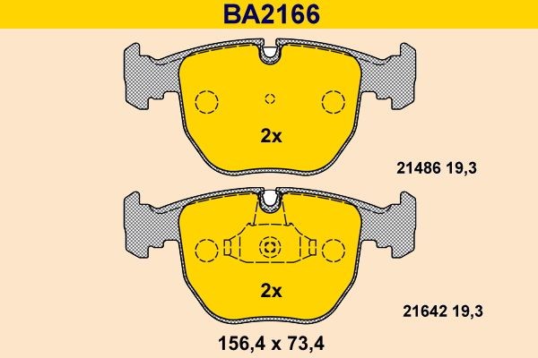 Barum BA2166: Piduriklotsid