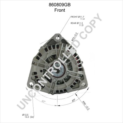 PRESTOLITE ELECTRIC 860809GB: Laturi 110A
