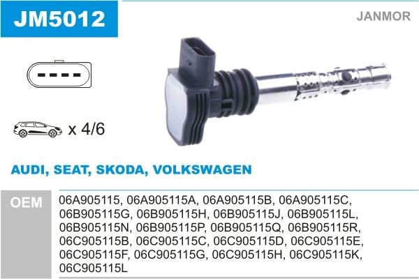JANMOR JM5012: Bobina de inductie