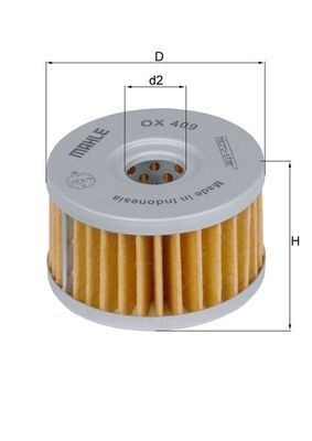 MAHLE ORIGINAL KL 59: Brændstof-filter