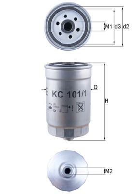 MAHLE ORIGINAL LX 354: Luchtfilter