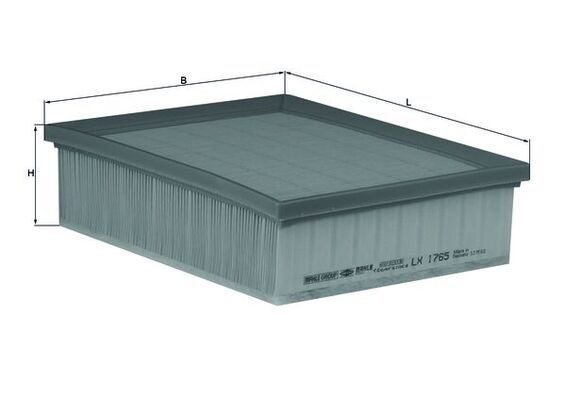 MAHLE ORIGINAL LX 1765: Filtro aria