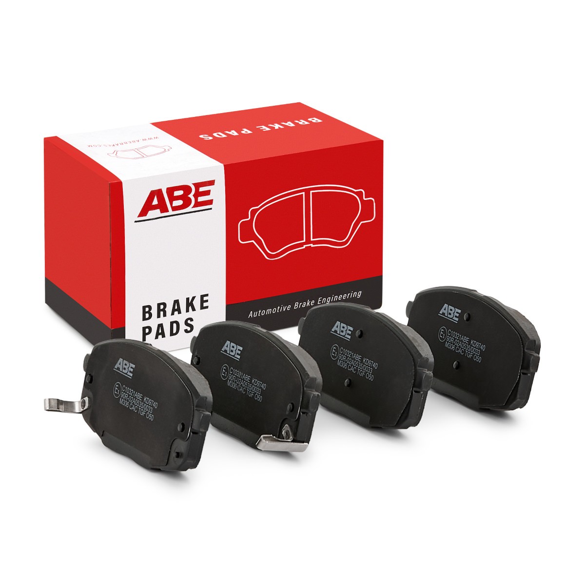 ABE C10321ABE: Piduriklotsid Esisild