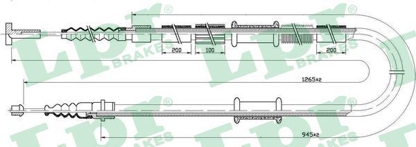 LPR B2401P: Piduriketas Ø: 324mm, täis, Ø: 324mm