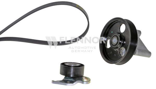 FLENNOR F905PK1133: Set curea transmisie cu caneluri