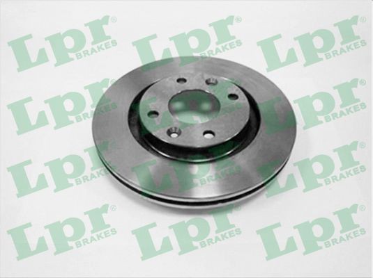 LPR P1002V: Bremseskive Ø: 266mm, indvendigt ventileret, Ø: 266mm