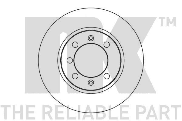 NK 204102: Piduriketas Ø: 269mm, täis, Ø: 269mm, õlitatud