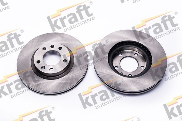 KRAFT 6045610: Bremseskive Ø: 283mm, ventileret, Ø: 283,0mm