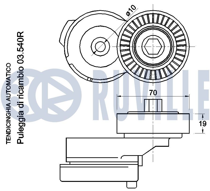 RUVILLE 55953701: Kit de distribution + pompe à eau