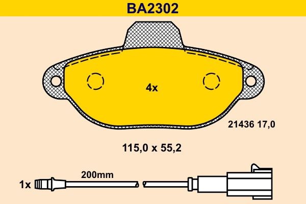 Barum BA2302: Bremžu kluči
