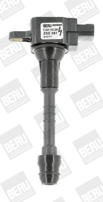 BERU ZSE081: Bobina de encendido 12V, 3polos