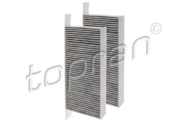 TOPRAN 700 726: Filtru, aer habitaclu Filtru carbon activ, Insertie filtru, cu efect de aspirare