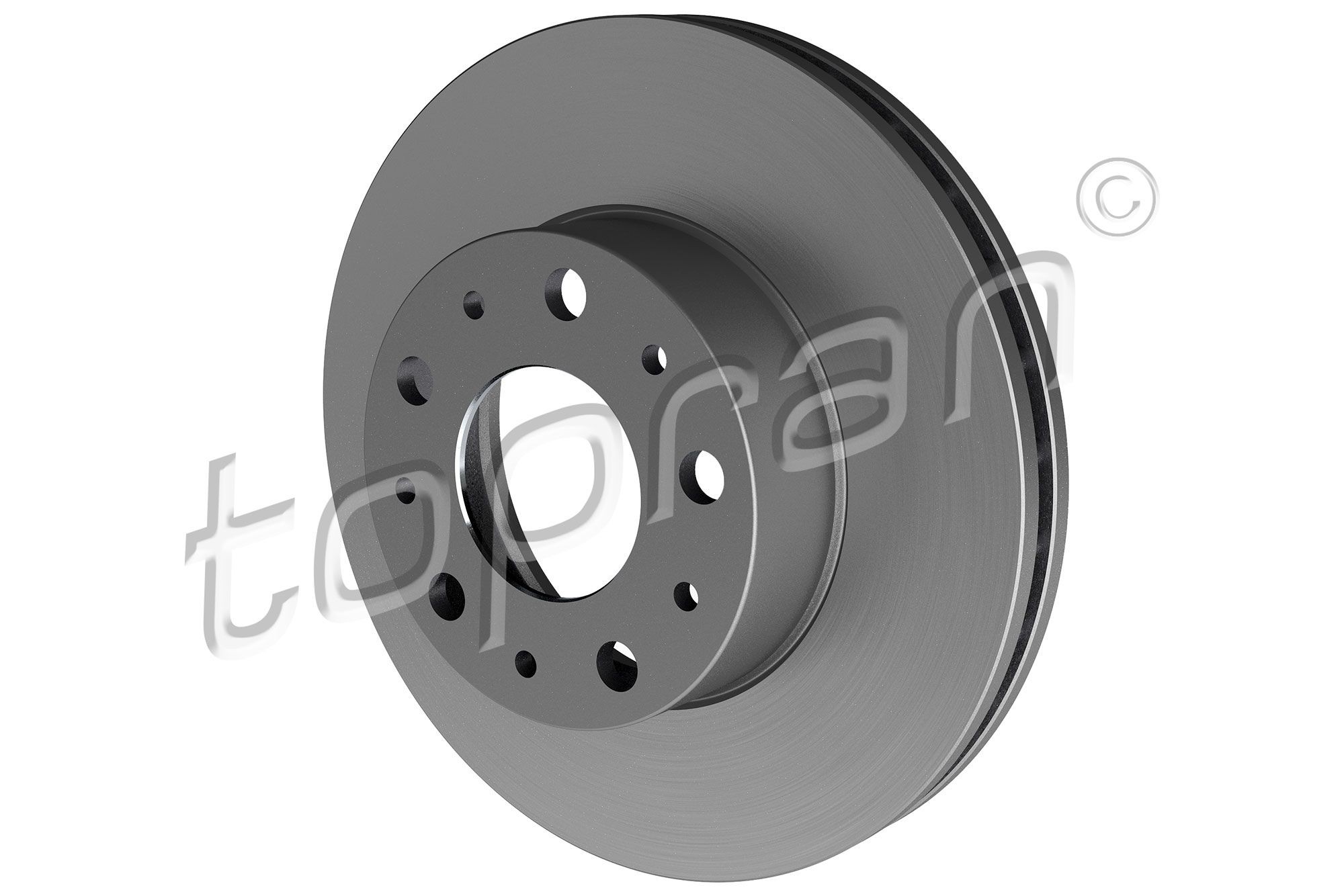 TOPRAN 722 458: Bremseskive foraksel, Ø: 280mm, ventileret, Ø: 280mm