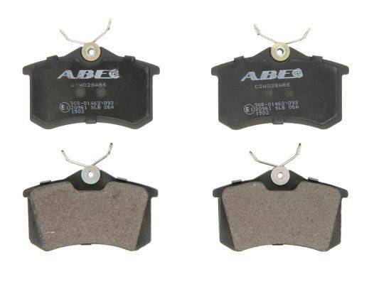 ABE C2W028ABE: Klocki hamulcowe Oś tylna