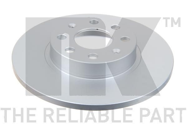 NK 312363: Bremseskive Ø: 257mm, fuldstændigt, Ø: 257mm, coatet