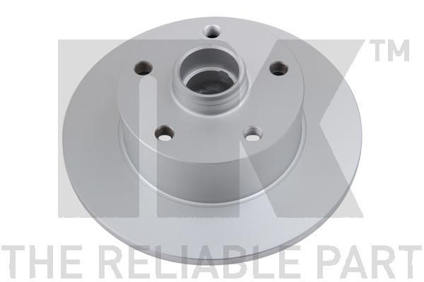 NK 314757: Piduriketas Ø: 245mm, täis, Ø: 245mm, kaetud, ilma ABS- anduriteta