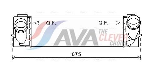 AVA COOLING SYSTEMS BW3394: Chłodnica oleju, olej silnikowy