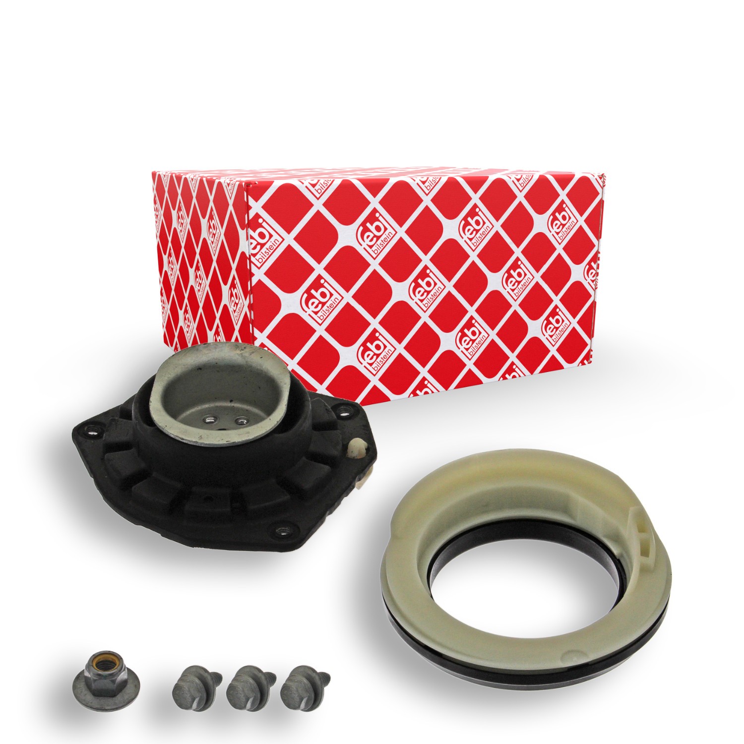 FEBI BILSTEIN 37602: Set reparatie, rulment sarcina amortizor punte fata, cu rulment cu bile, cu suruburi