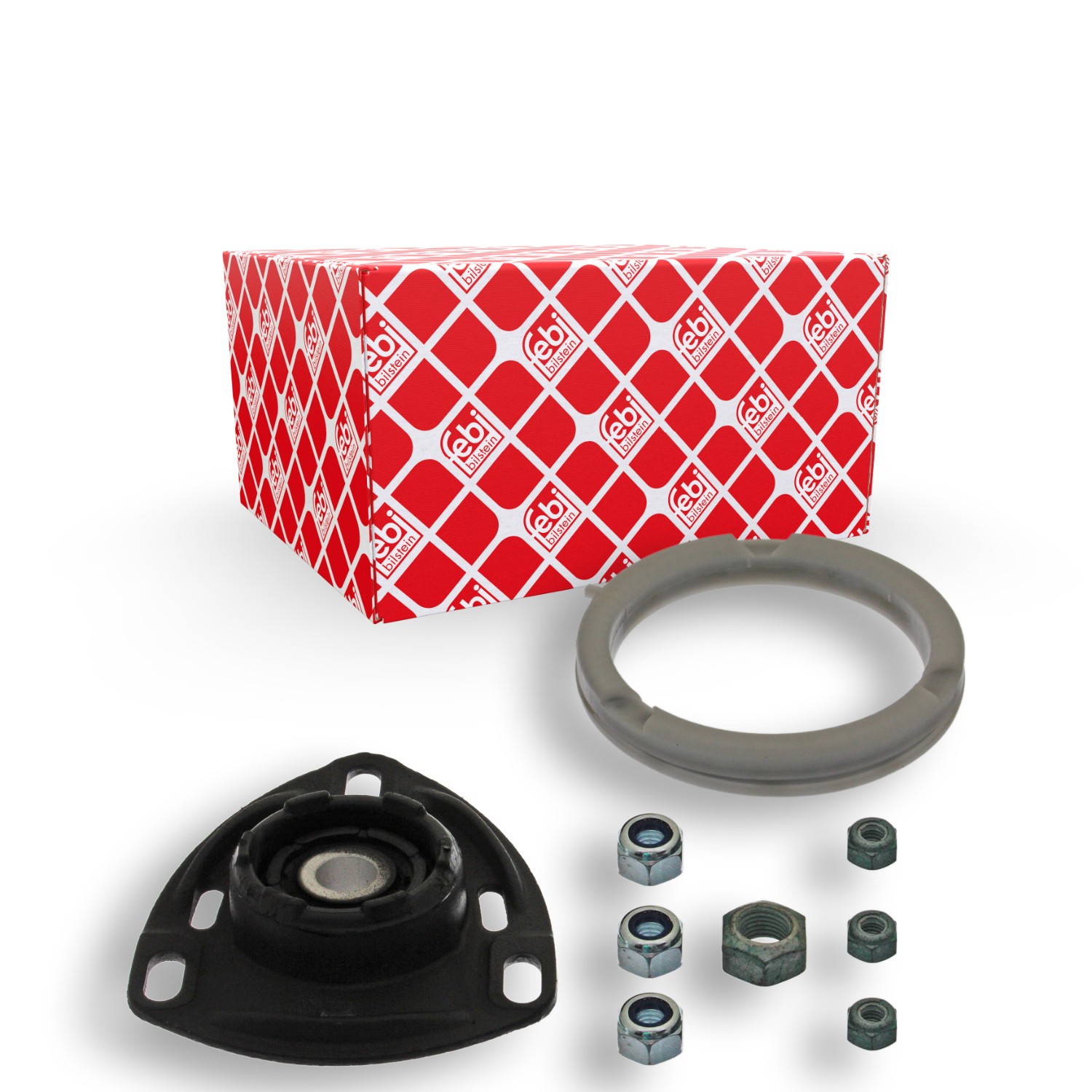 FEBI BILSTEIN 37874: Set reparatie, rulment sarcina amortizor punte fata, cu rulment cu bile, cu material de prindere