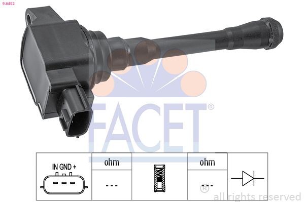 FACET 9.6452: Süütepool Made in Italy - OE Equivalent