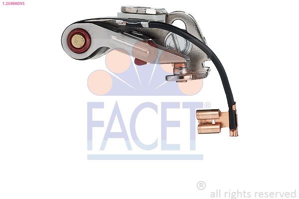 FACET 1.2549HDVS: Kontaktgrupa, Aizdedzes sadalītājs Made in Italy - OE Equivalent