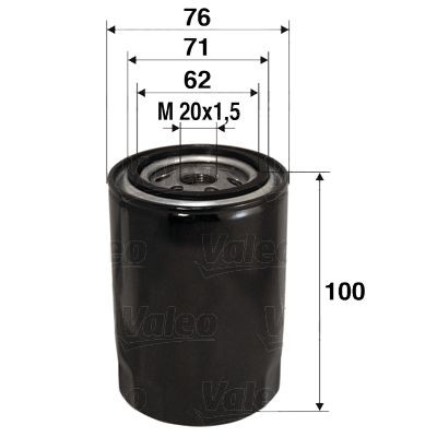 VALEO 586012: Olajszűrő